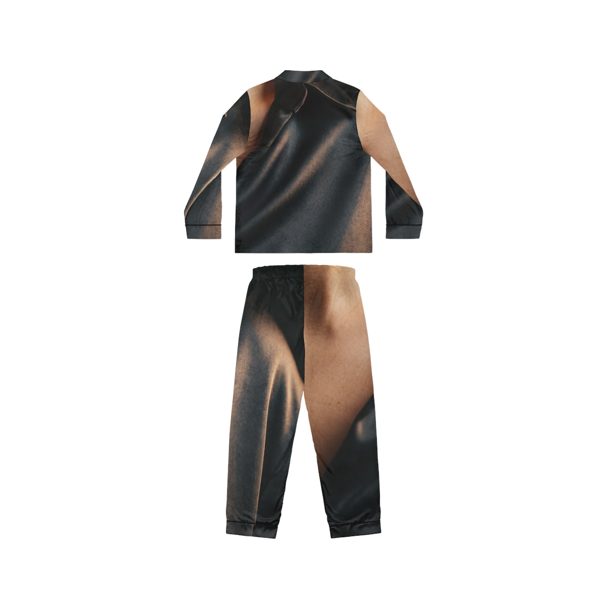 Women's Satin Pajamas - Midnight Satin Sleep Set | Echovira...
