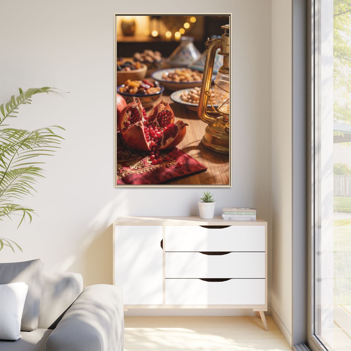 Matte Canvas Framed - Twilight Harvest (8×10, 9×12, 11×14......