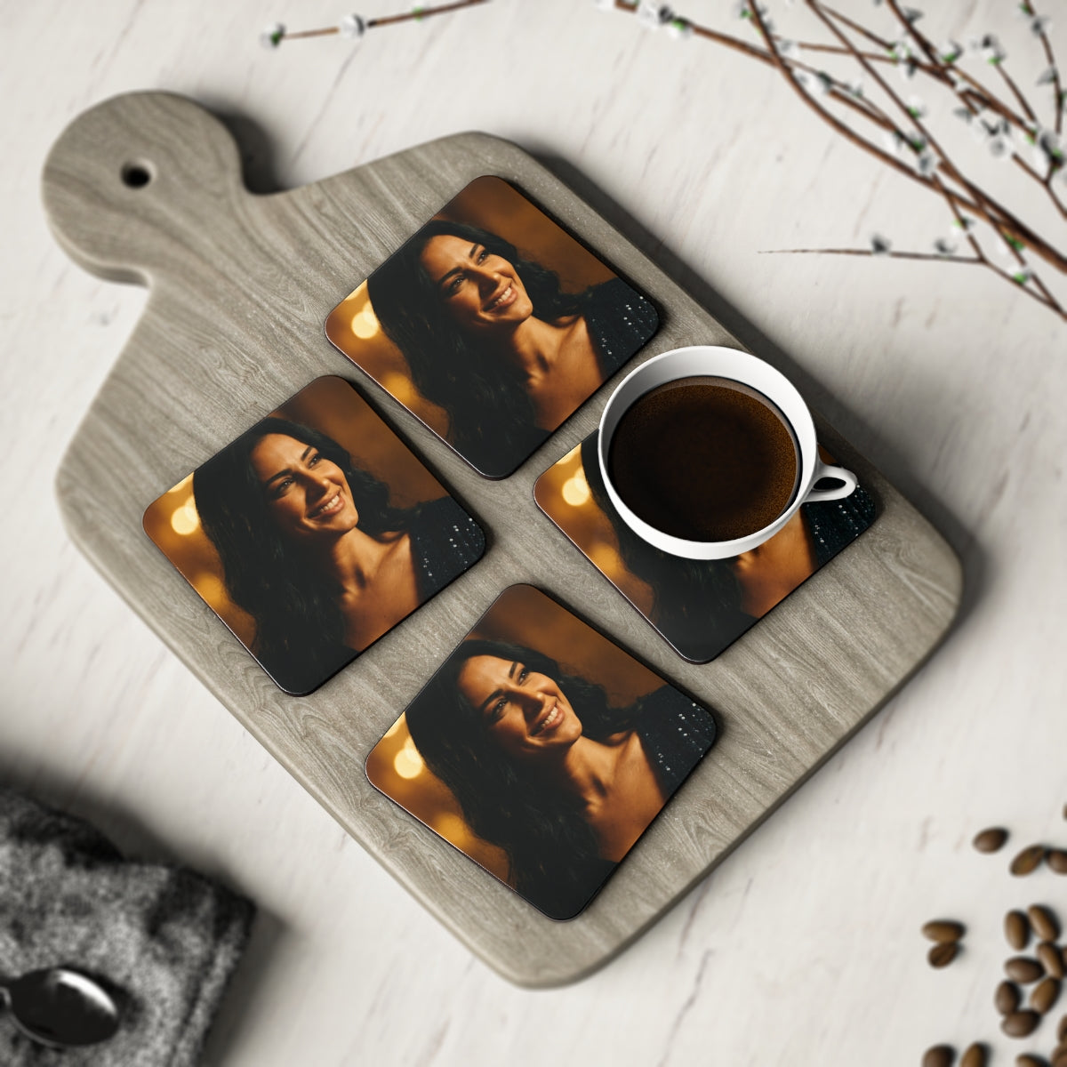 Drink Coasters - Golden Hour Glow