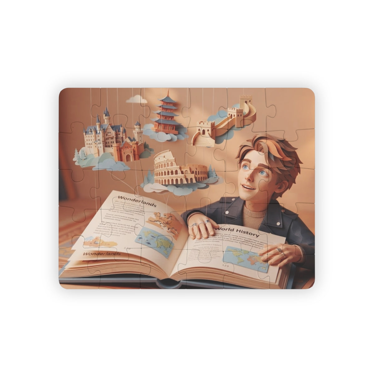 Kids' Puzzle 30-Piece - World Wonders | Echovira Gallery