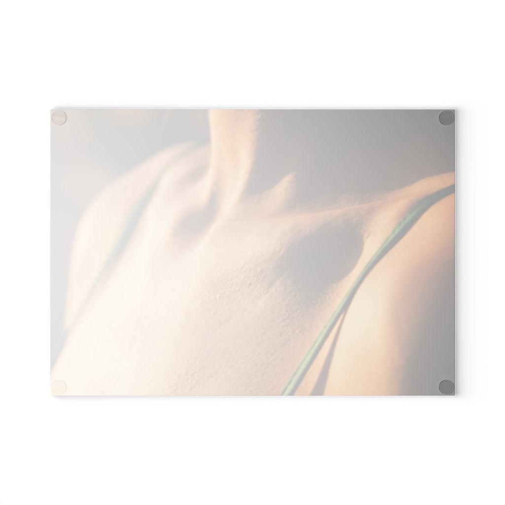 Golden Hour Glass Cutting Board - Emerald Art | Echovira...