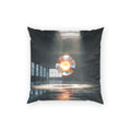 Poly Velvet Pillow - Sci-Fi Glowing Core | Echovira Gallery