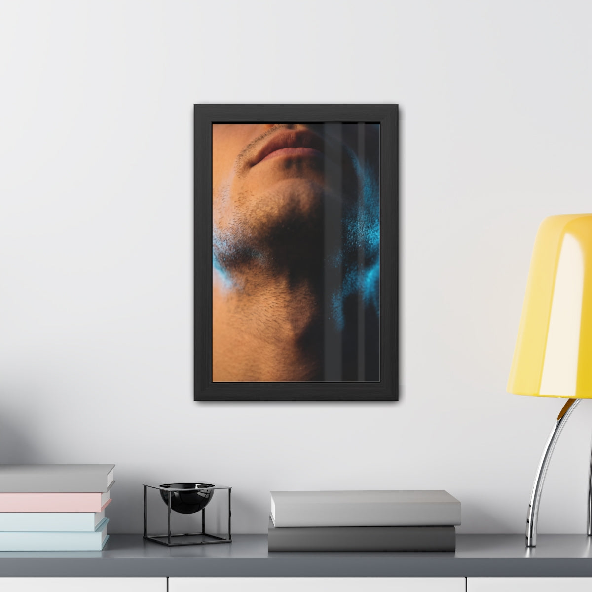 Framed Posters - Neon Shadows Cinematic Portrait Art (8×10...