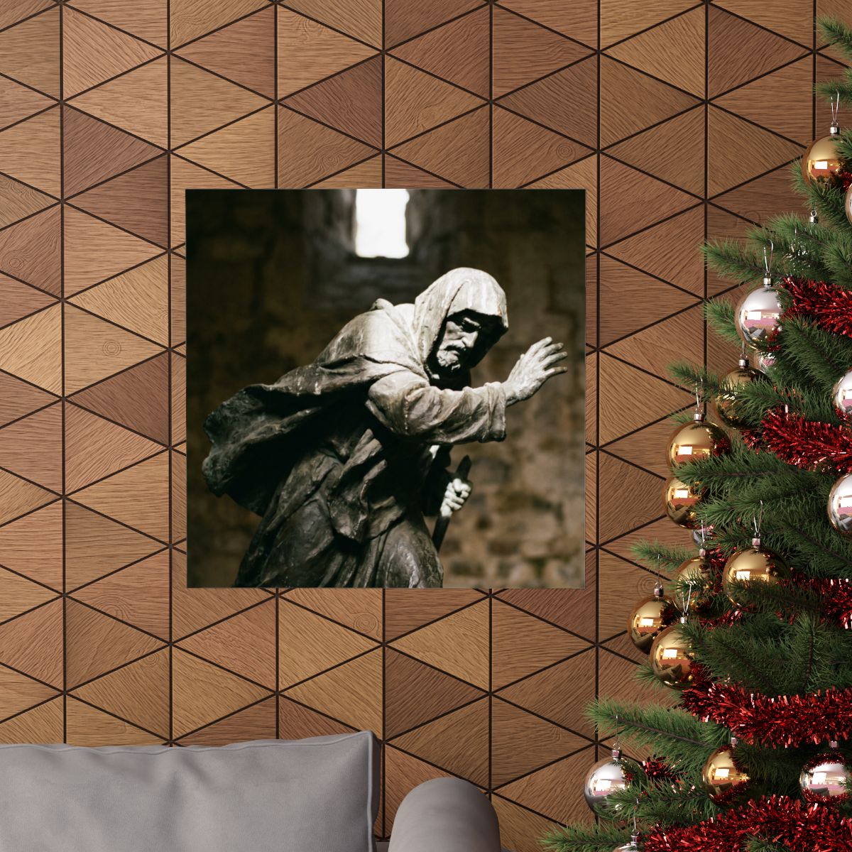 Matte Vertical Poster - Mystic Pilgrim (8×10 & 36×54) |...