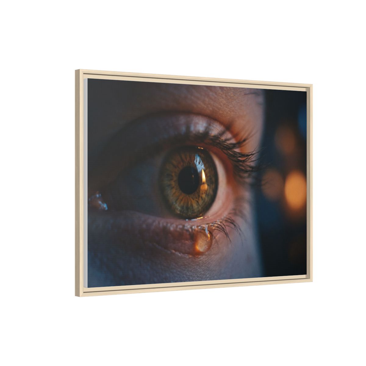 Framed Matte Canvas - Mystic Eye — Natural / 1.25"