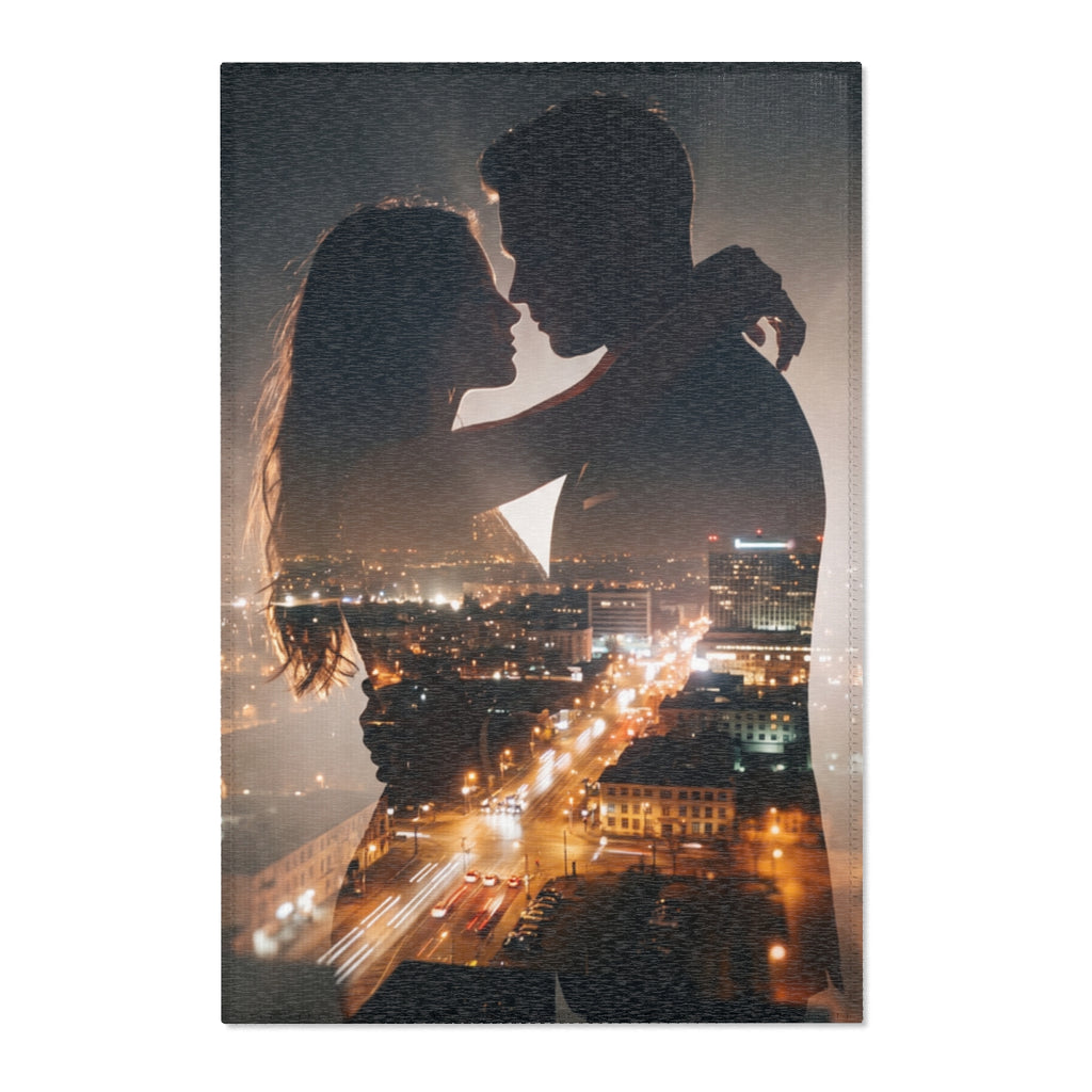 Area Rug - Midnight City Lovers | Echovira Gallery