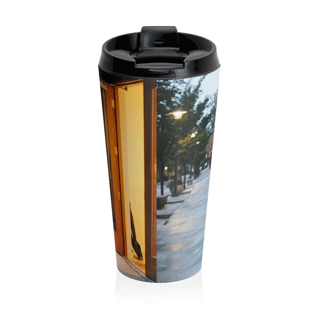 Stainless Steel Travel Mug - Urban Evening | Echovira...