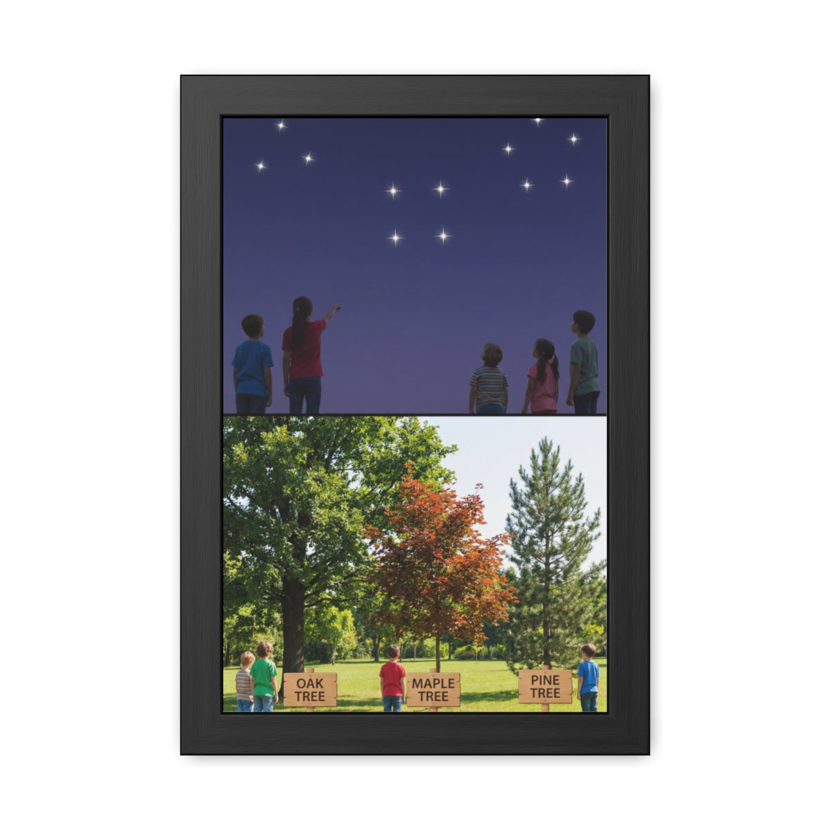 Framed Poster - Little Explorer — Portrait
