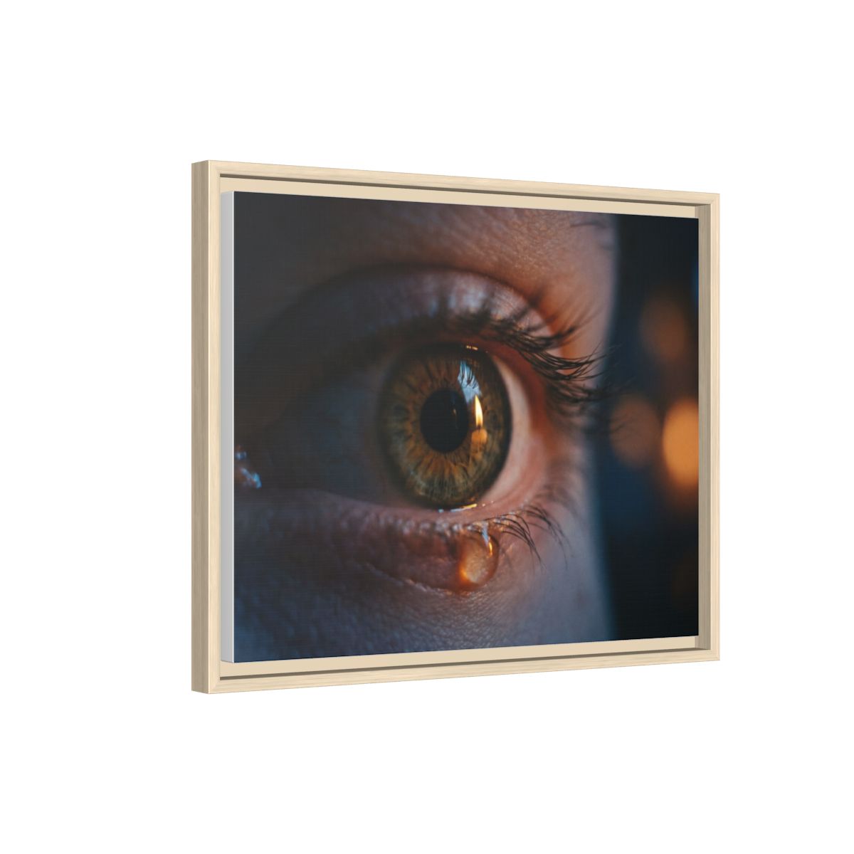 Framed Matte Canvas - Mystic Eye — Natural / 1.25"