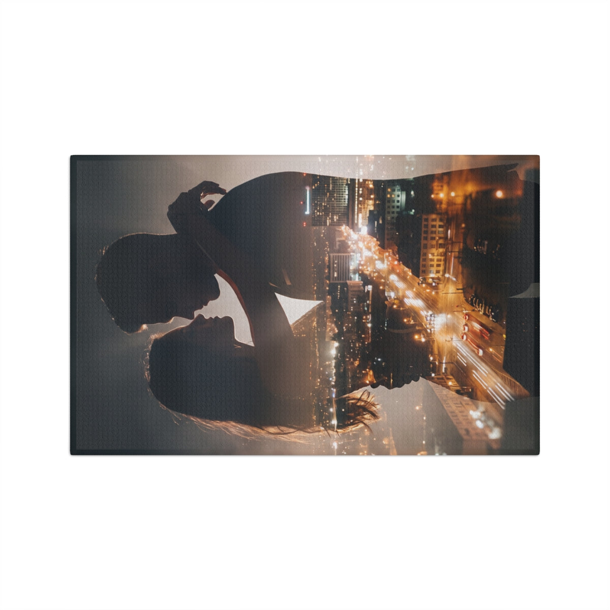 Microfiber Tea Towel - City Lights Intimacy | Echovira...