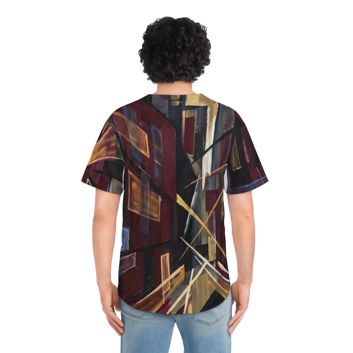 Men's Baseball Jersey - Urban Perspective | Echovira Gallery