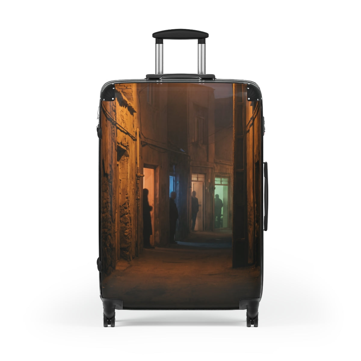 Suitcase - Midnight Shadows Alleyway | Echovira Gallery