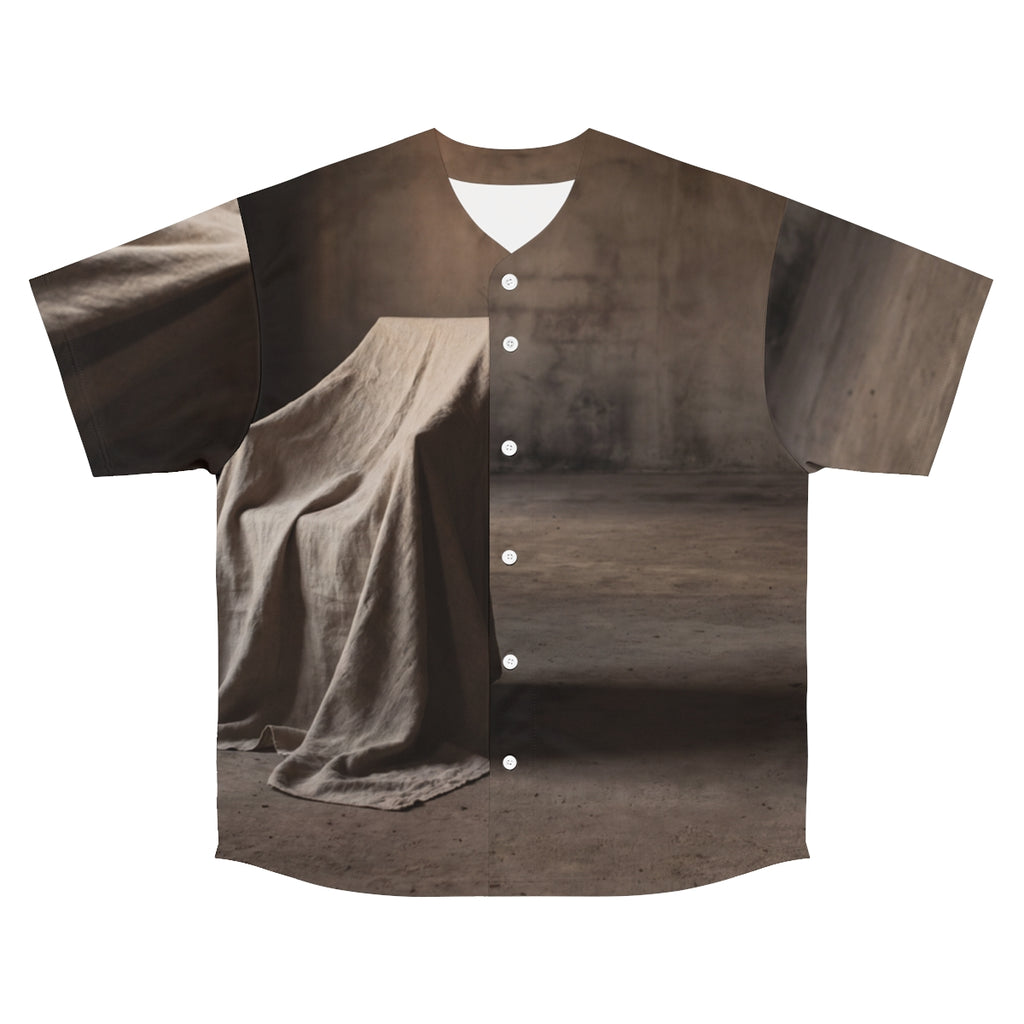 Men's Baseball Jersey - Draped Silence Still Life Art... |...