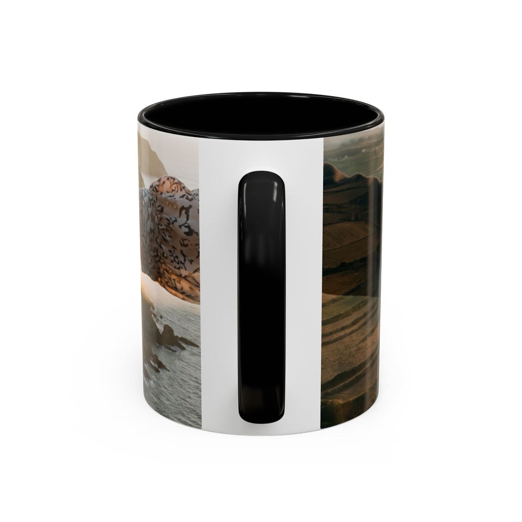 Accent Coffee Mug - The Infinite Touch | Ethereal Coastal......
