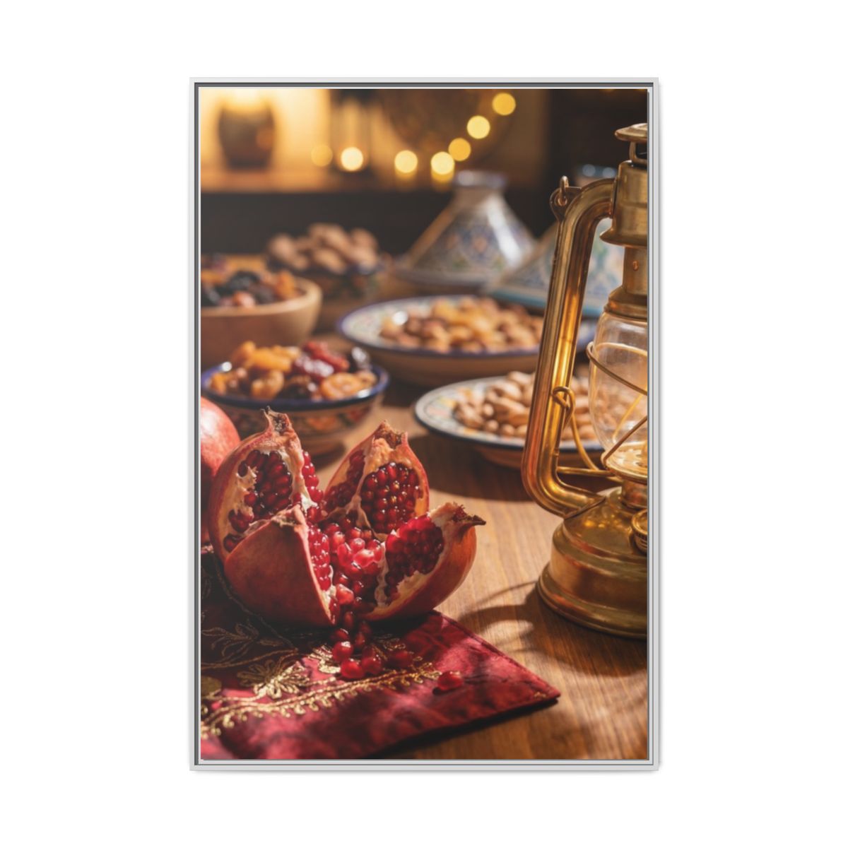 Matte Canvas Framed - Twilight Harvest (8×10, 9×12, 11×14......
