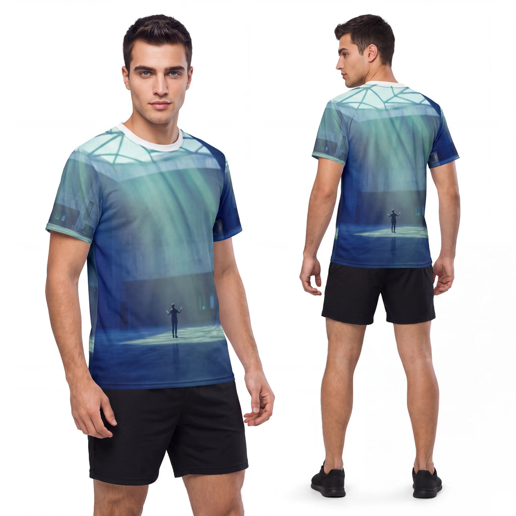 Men's Brutalist Skylight Architectural Cut & Sew Tee