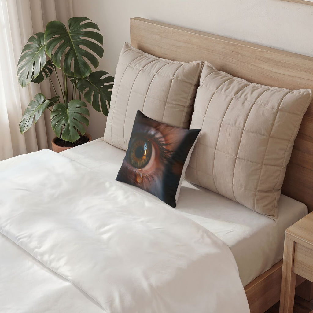Poly Velvet Pillow - Cinematic Eye