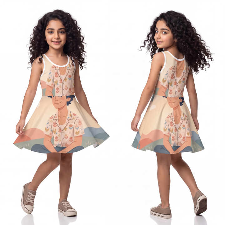 Girls' Sleeveless Sundress - Rainbow Dream