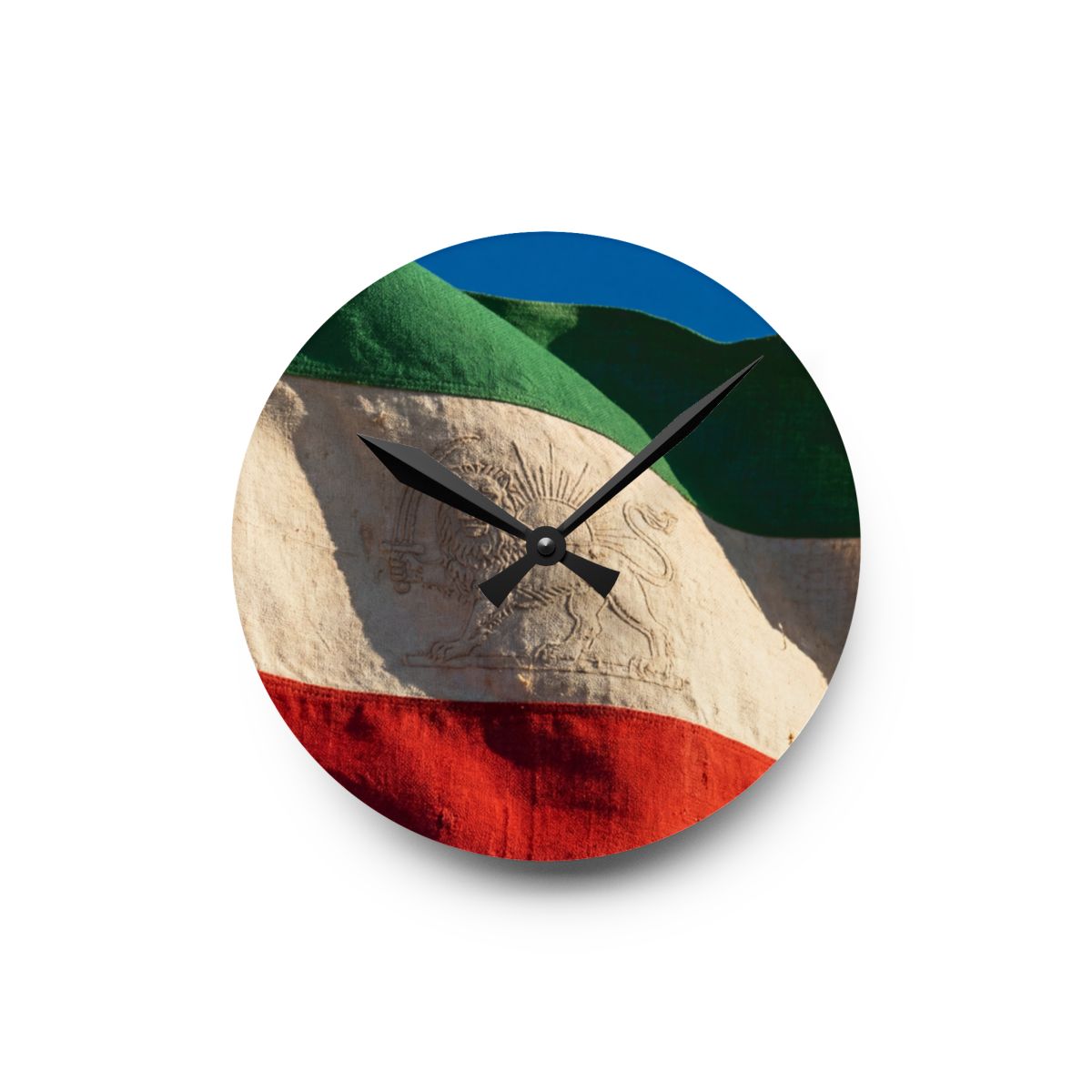 Acrylic Wall Clock - Vintage Persian