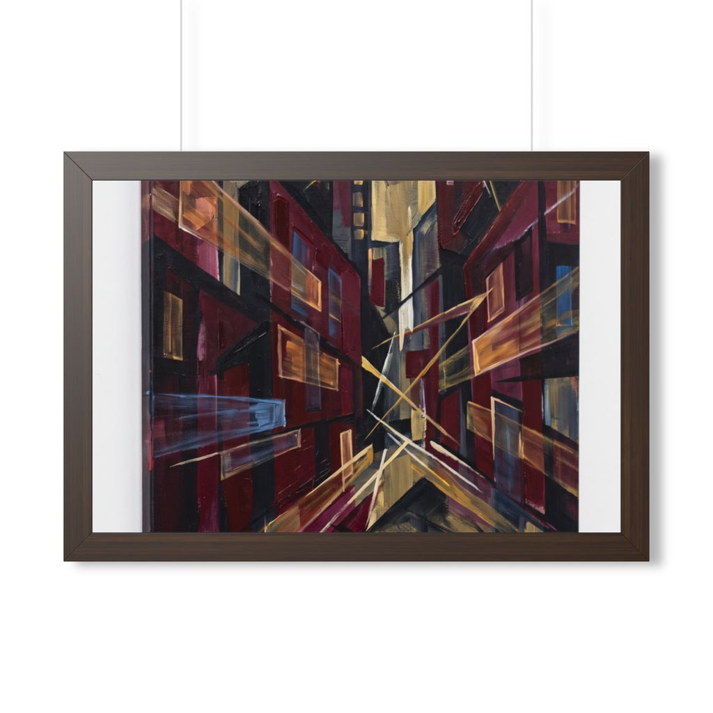 Framed Horizontal Poster - Urban Perspective (14×11, 16×12...