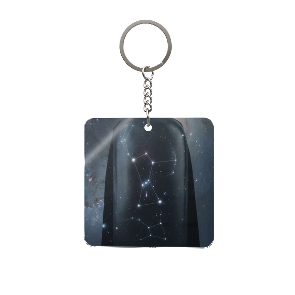 Square Keychain Orion Constellation Art