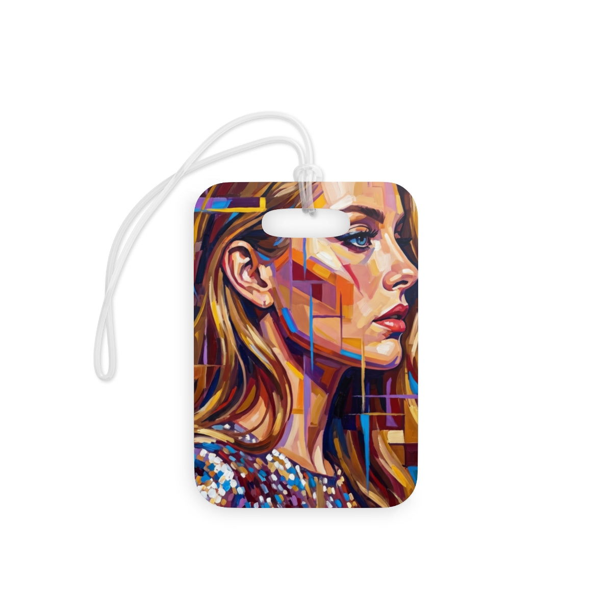 Luggage Tag - Shattered Elegance | Echovira Gallery