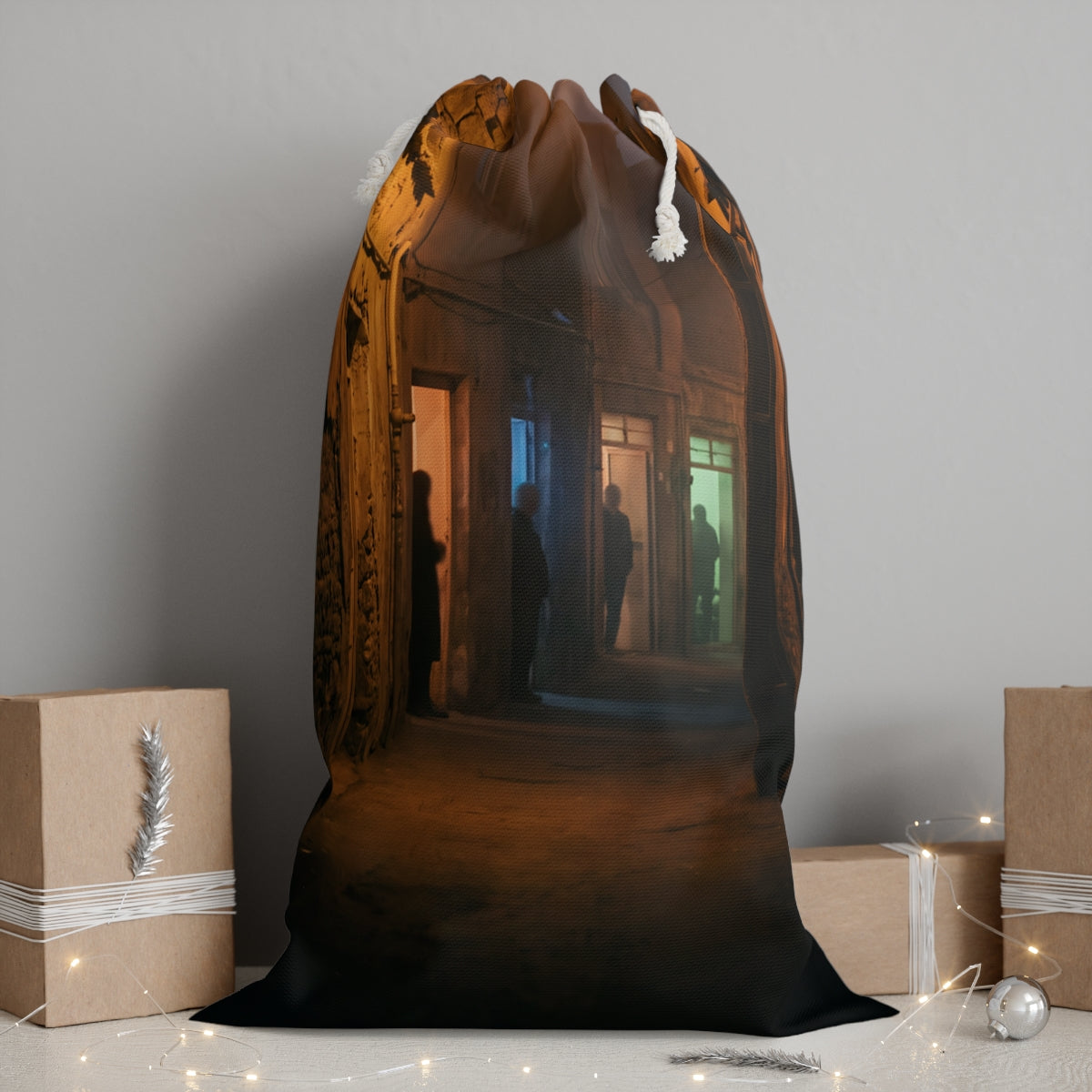 Sack - Shadowed Alleyway Mystery Art Print | Echovira...
