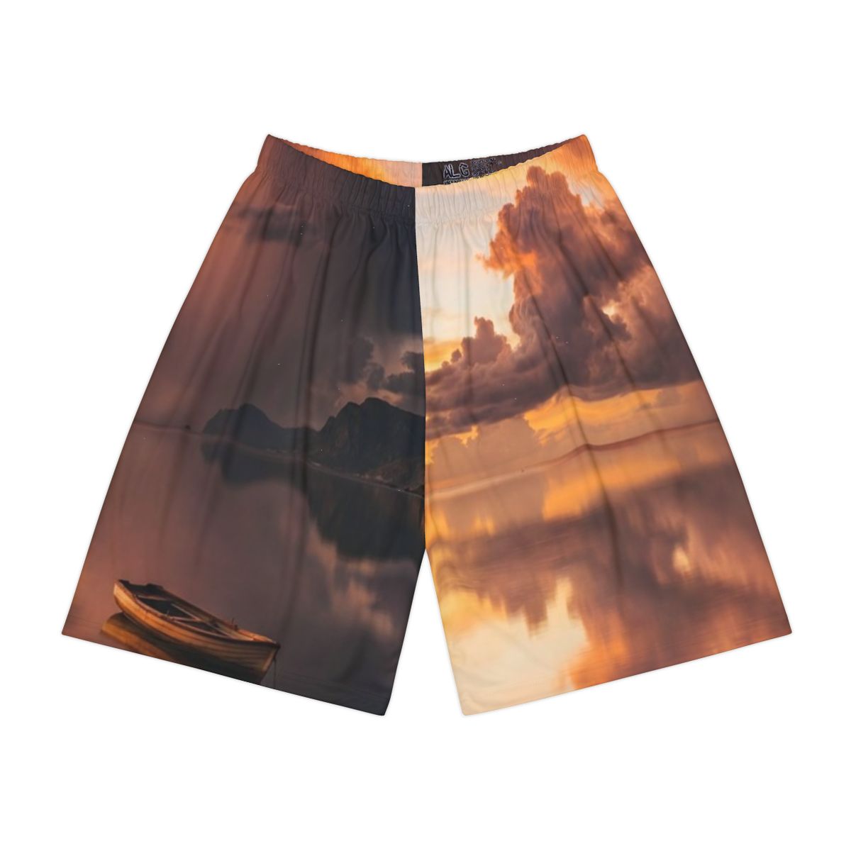 Men's Sports Shorts - Ethereal Sunset | Echovira Gallery