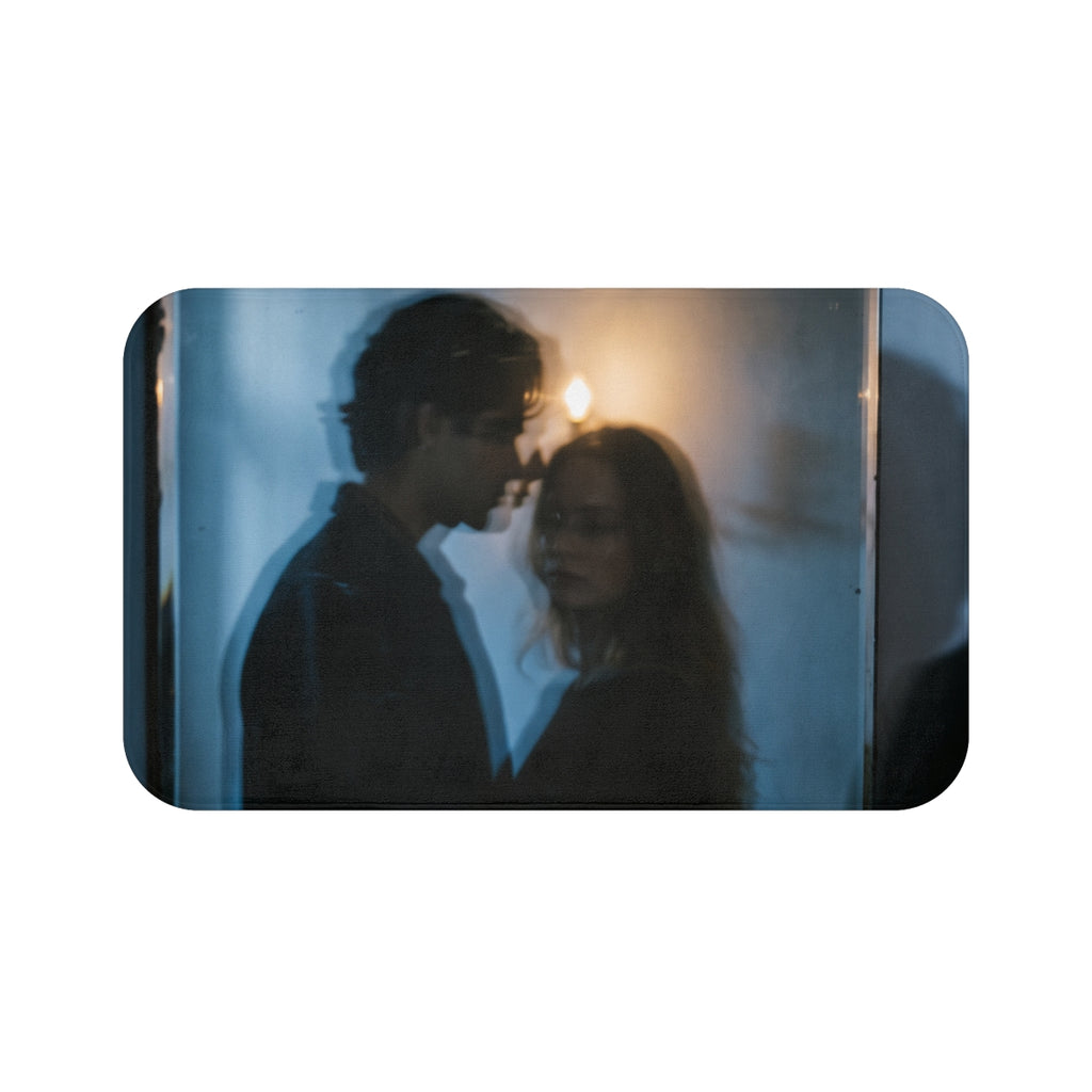 Midnight Reflection Bath Mat - Moody Washroom Decor |...