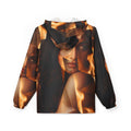 Men's Windbreaker Jacket - Ember Storm | Echovira Gallery
