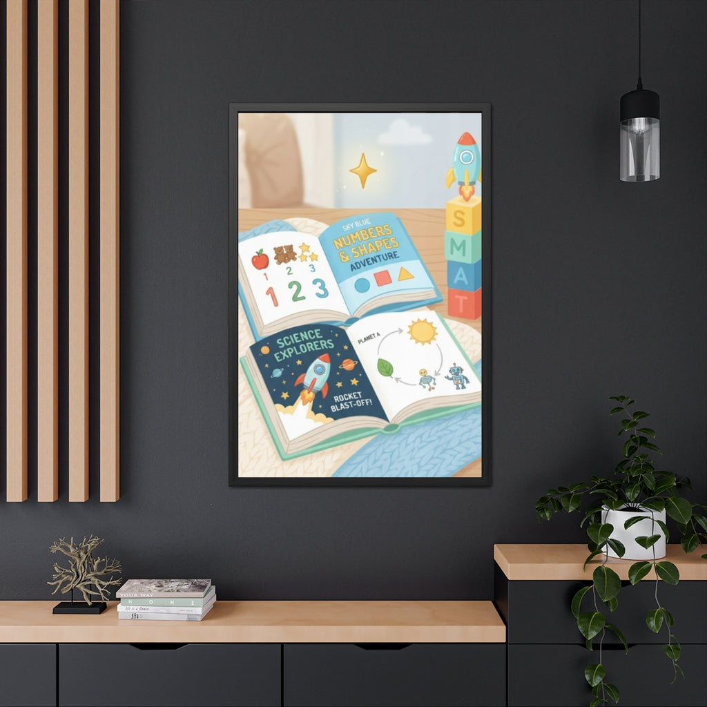 Framed Poster - Science Explorers — Portrait (8×12, 9×11......