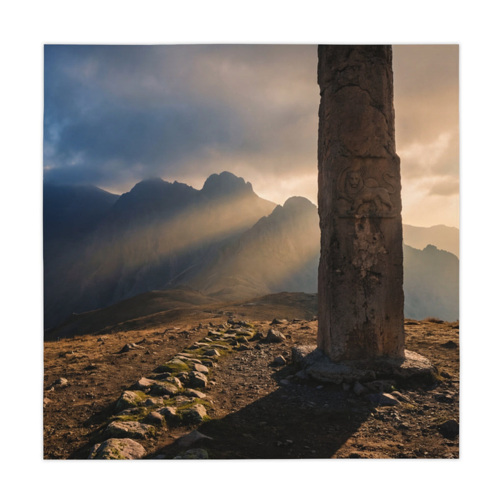 Tablecloth - Mystic Mountain Peaks