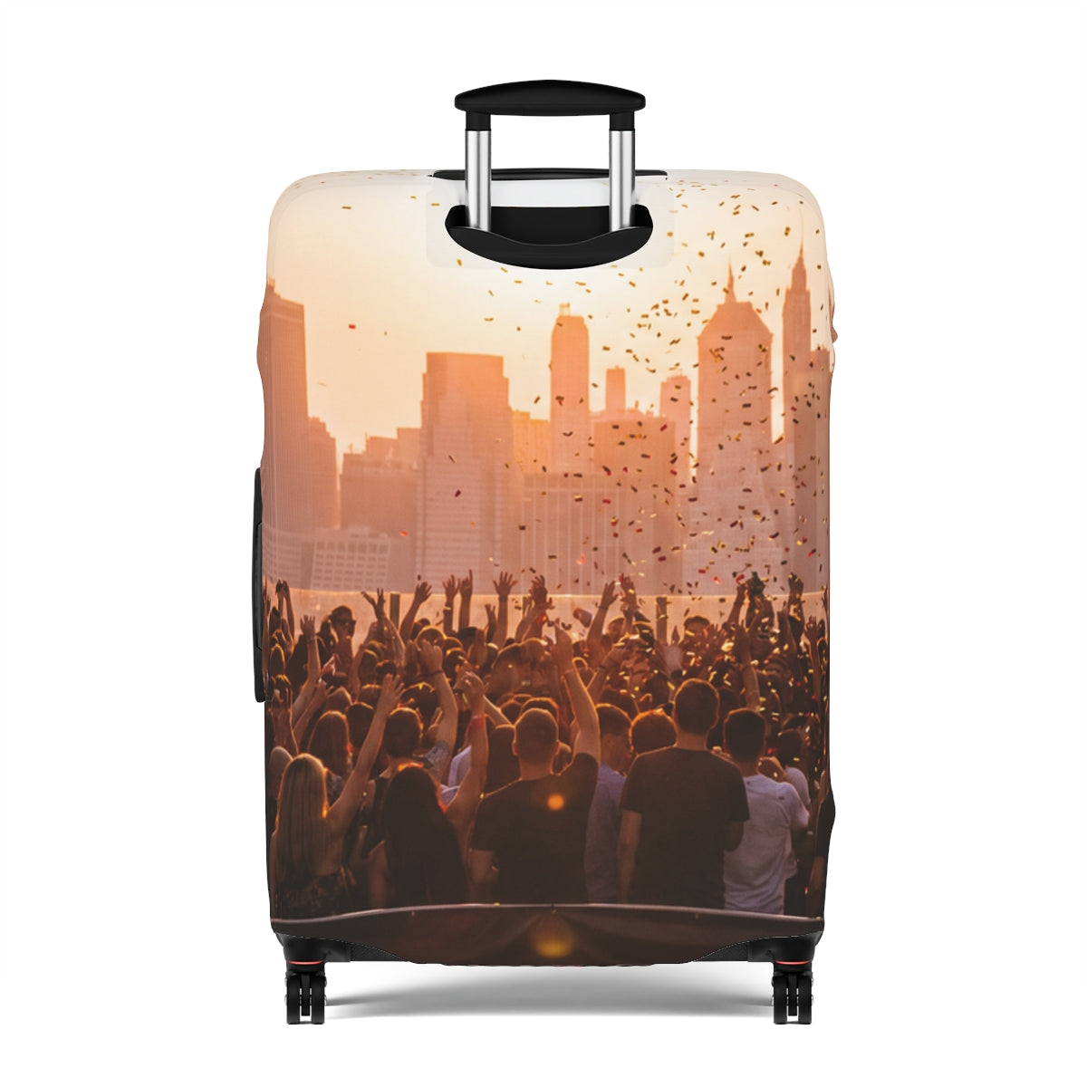 Luggage Cover - City Lights Festival | Echovira Gallery