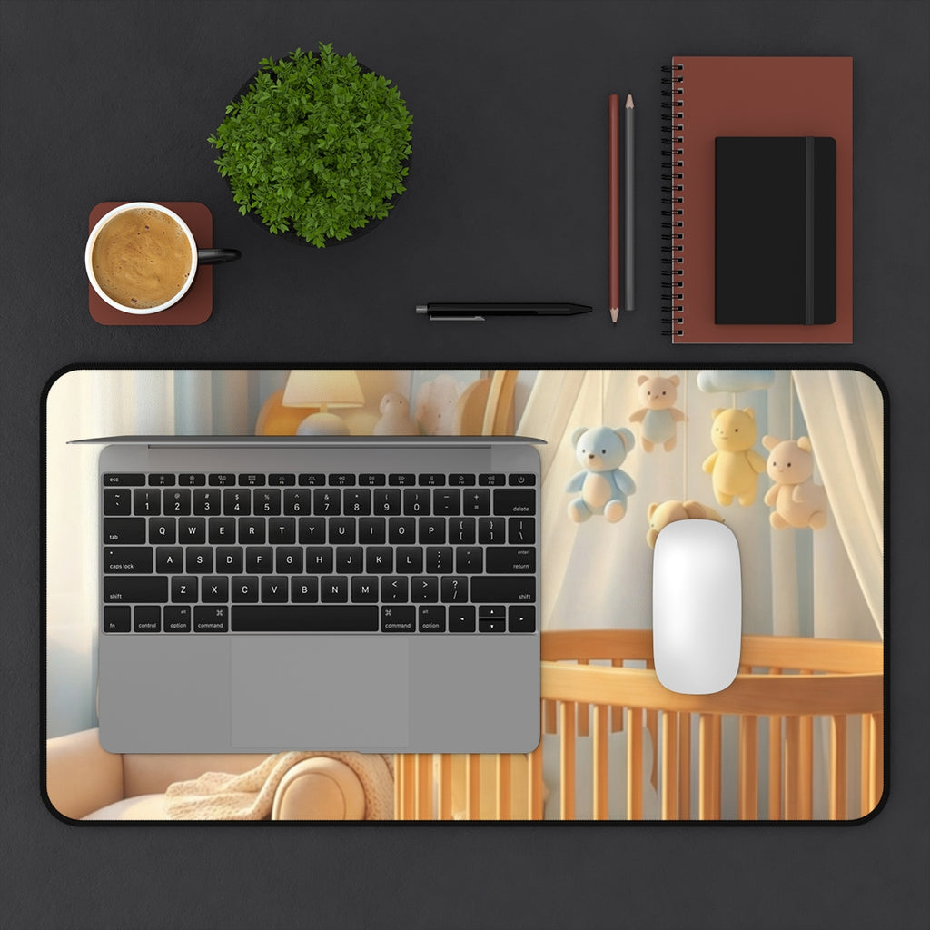 Nursery Aesthetic Desk Mat - Work Peace