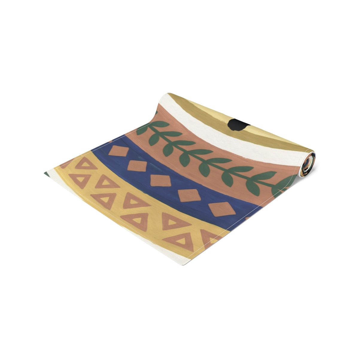 Table Runner - Unity Mandala Folk Art | Echovira Gallery