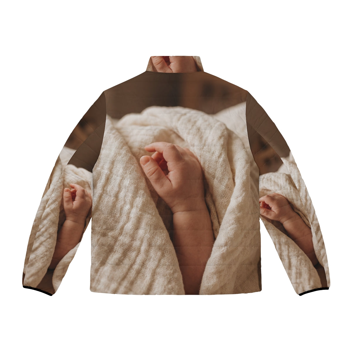 Men's Puffer Jacket - Warm Neutral Outerwear