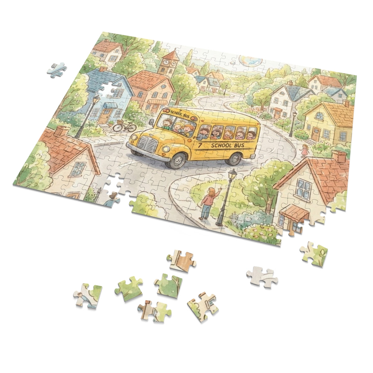Jigsaw Puzzle with Tin - Storybook Village (30, 110, 252......