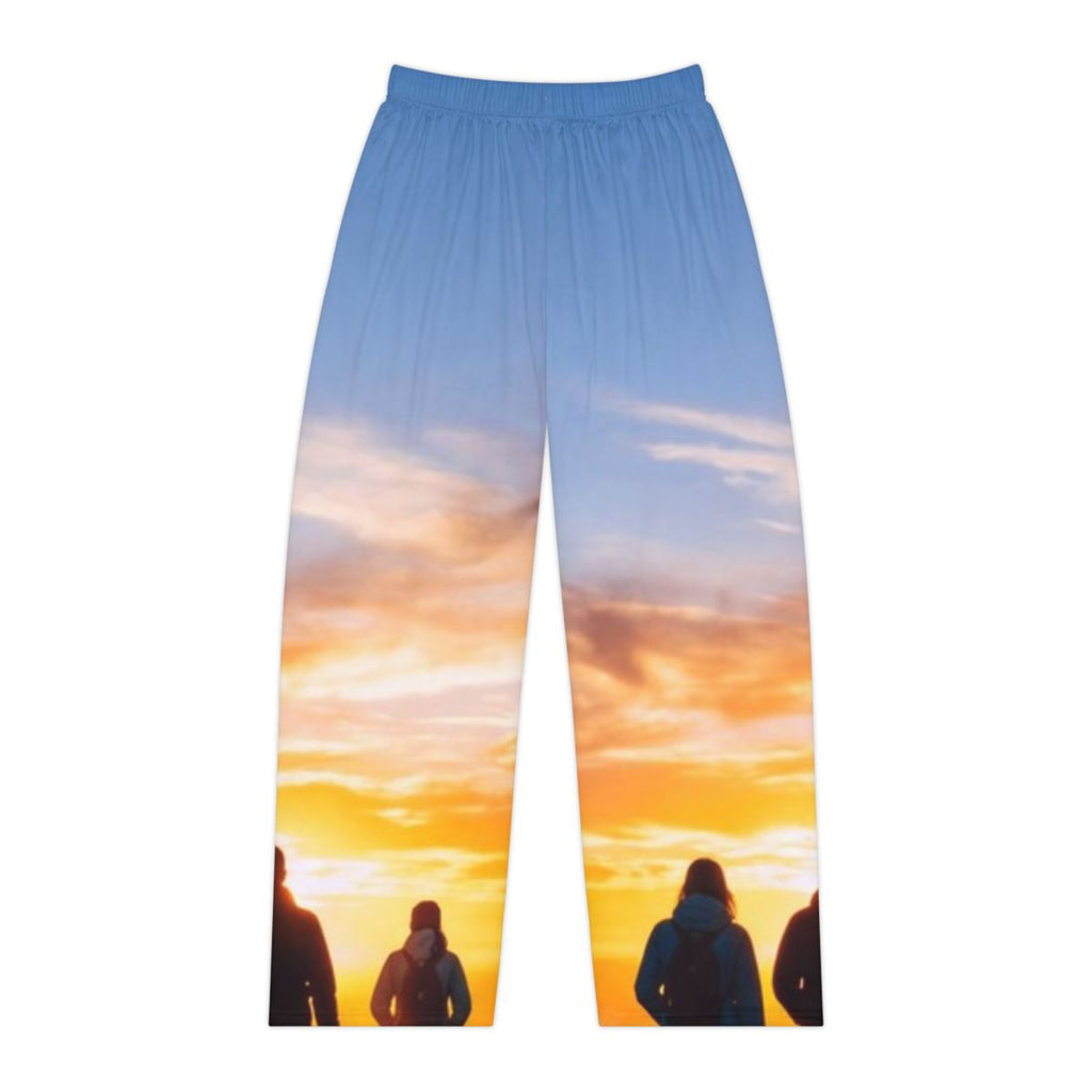 Women's Pajama Pants - Sunset Mountain | Echovira Gallery