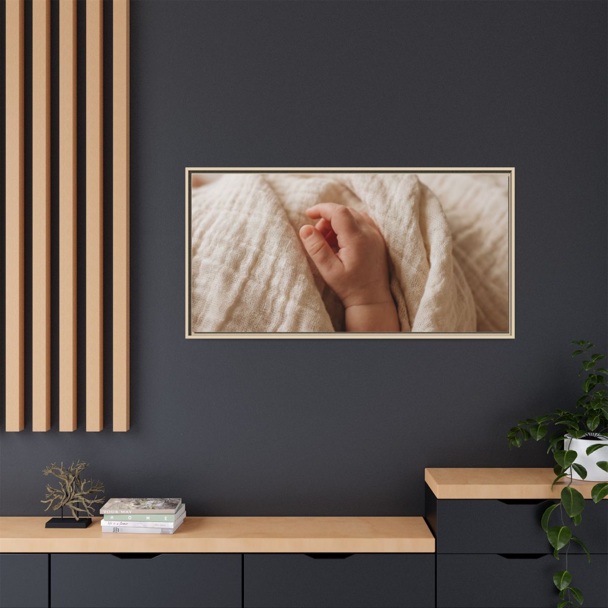 Framed Matte Canvas - Neutral Nursery