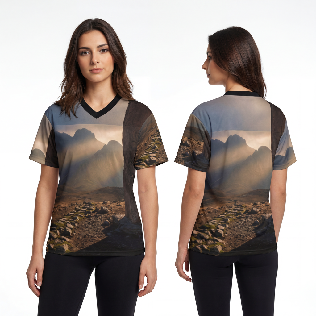 Unisex Football Jersey - Alpine View