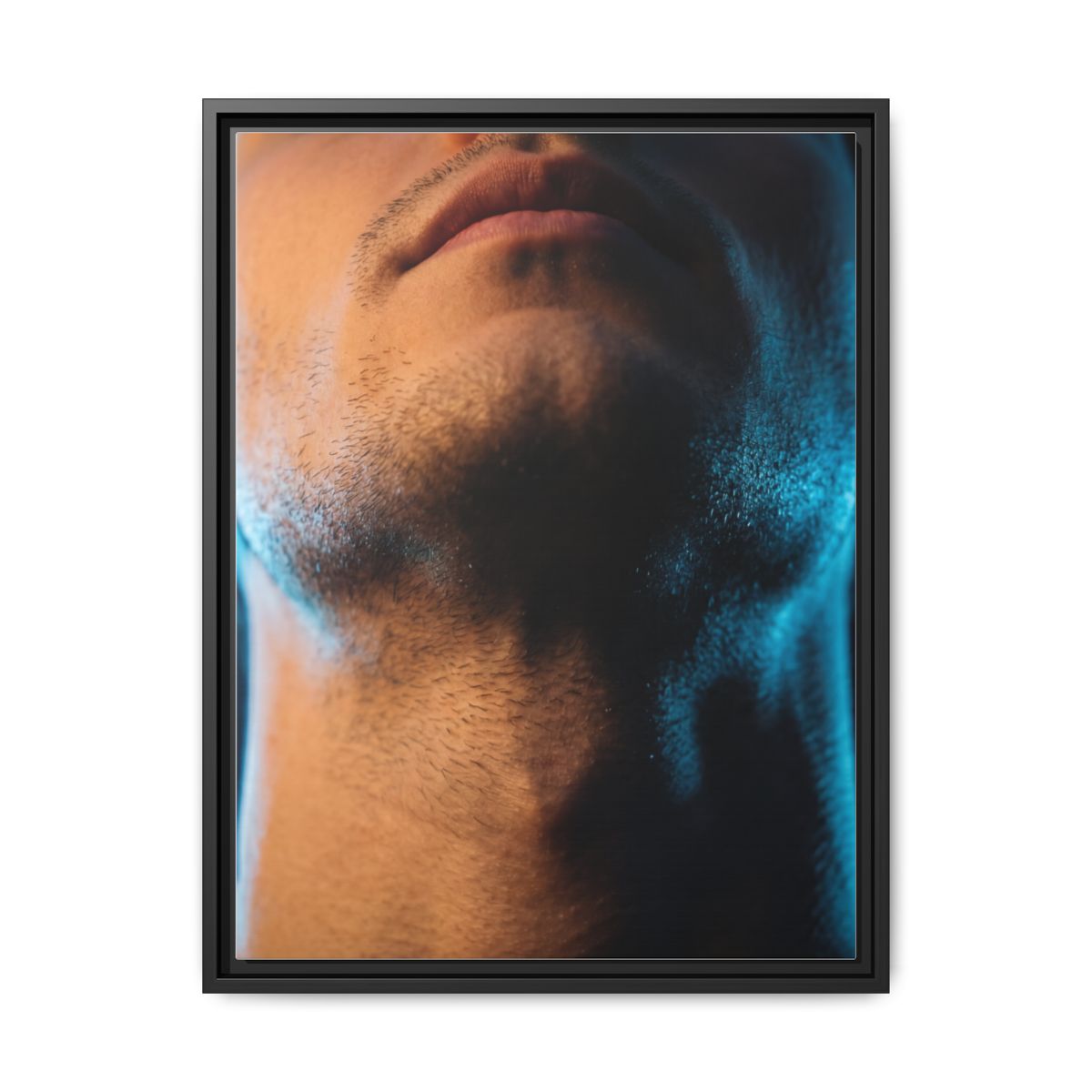 Framed Matte Canvas - Neon Noir