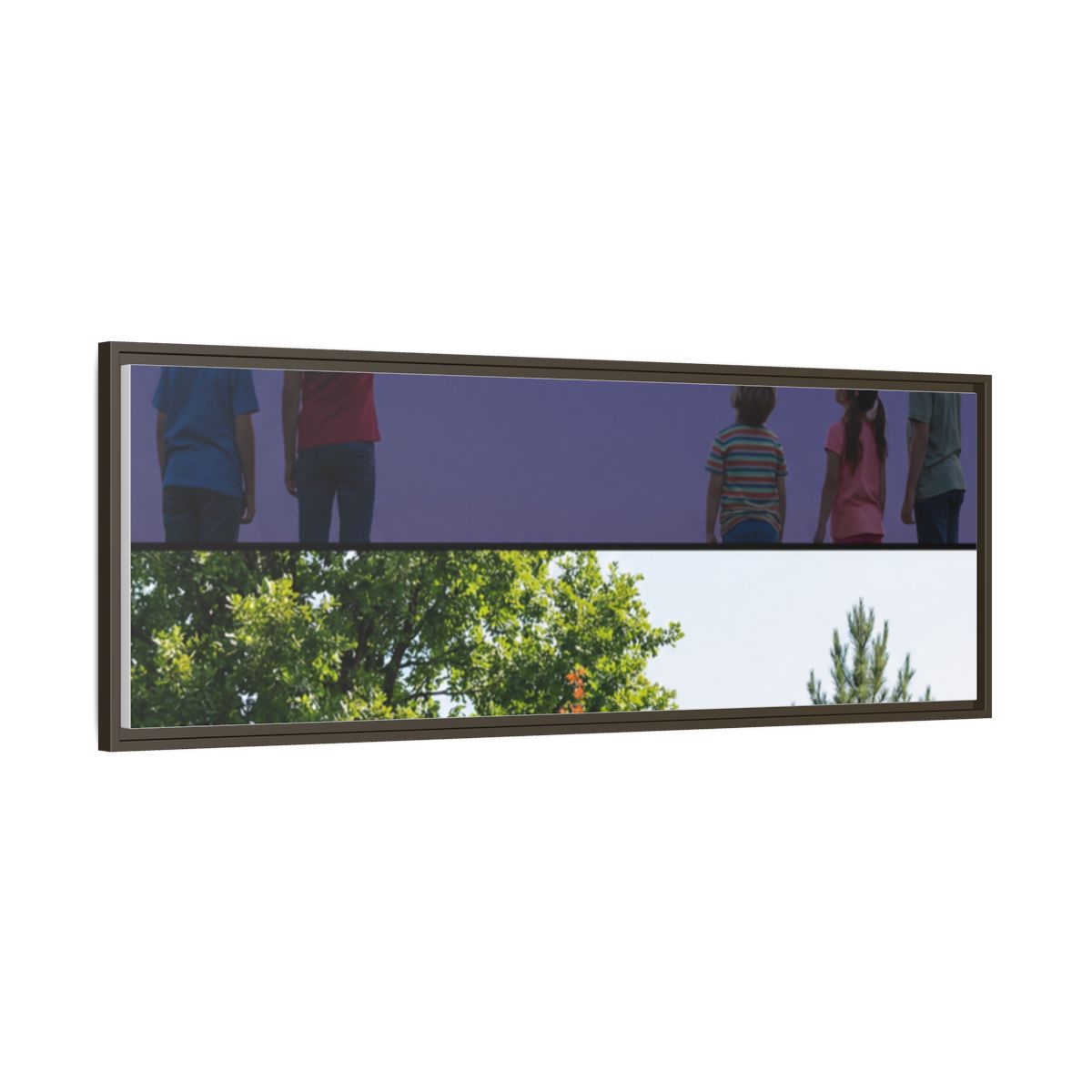 Framed Matte Canvas - Wilderness Gallery — Espresso / 1.25"