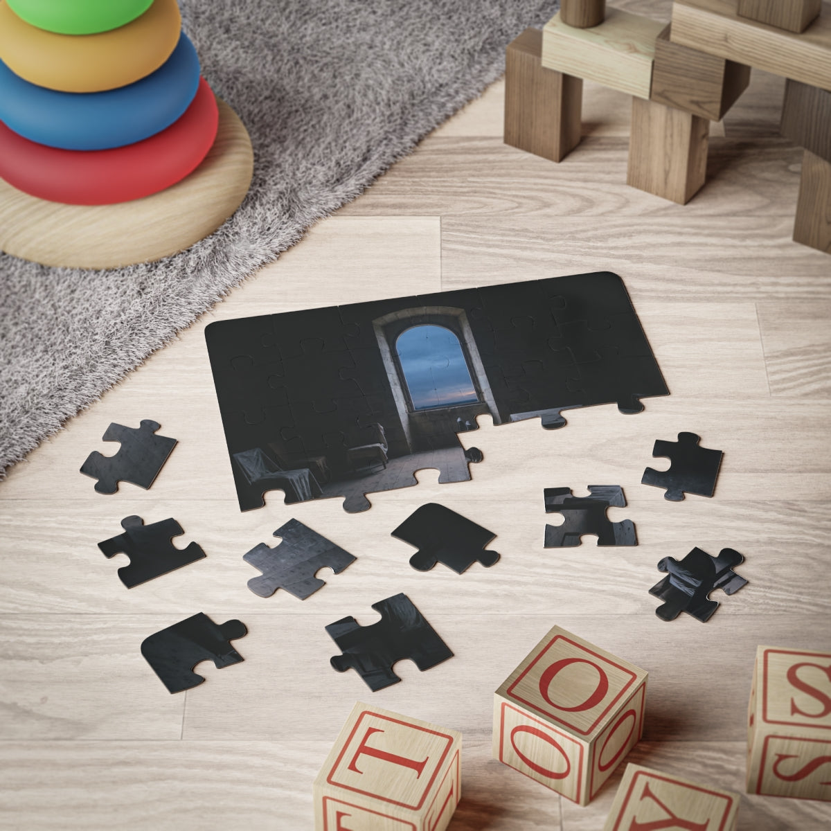 Kids' 30-Piece Stone Window Puzzle