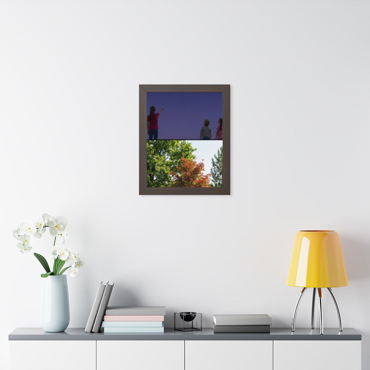 Framed Vertical Poster - Stardust & Forest Discovery —... |...
