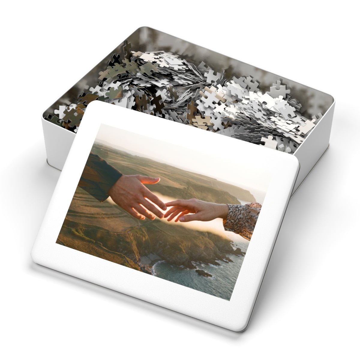 Jigsaw Puzzle with Tin - The Infinite Touch | Ethereal... |...