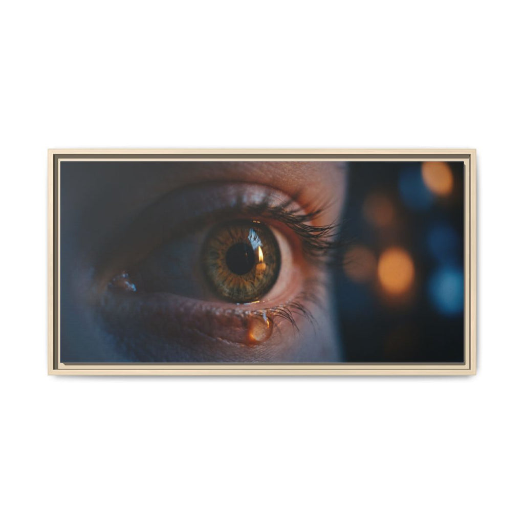 Framed Matte Canvas - Mystic Eye — Natural / 1.25"
