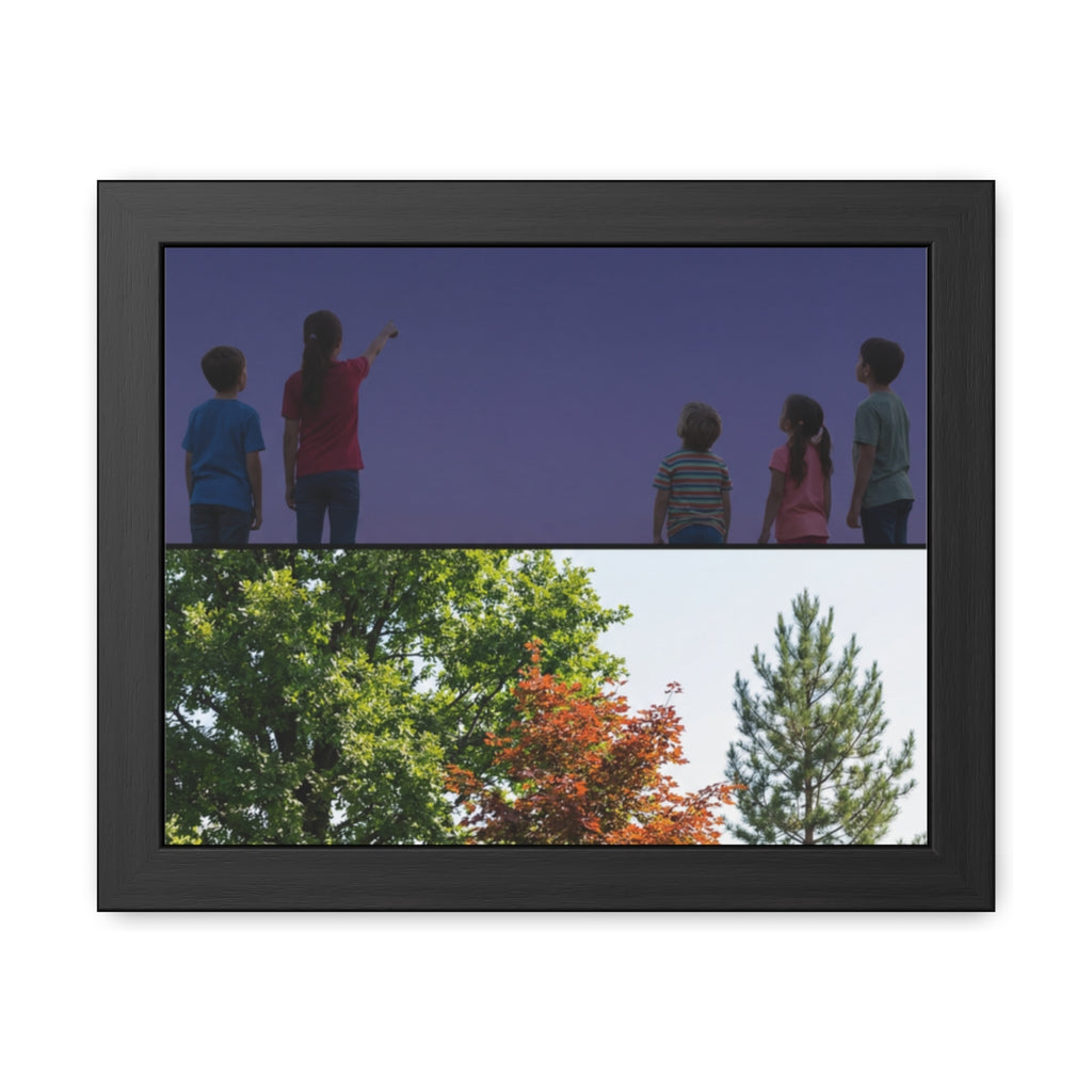 Framed Poster - Little Explorer — Landscape