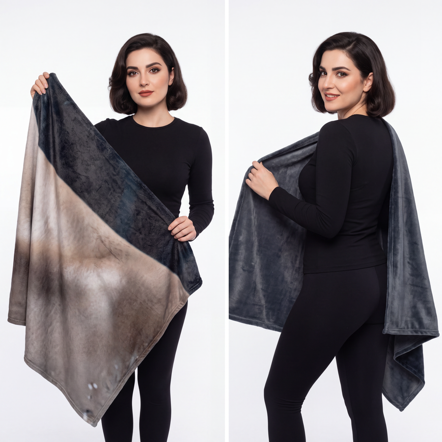 Velveteen Microfiber Blanket - Reflections