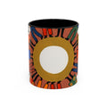 Accent Coffee Mug - Unity Mandala Folk Art | Echovira...
