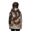 Children's Hoodie with Earth Pigment Art
